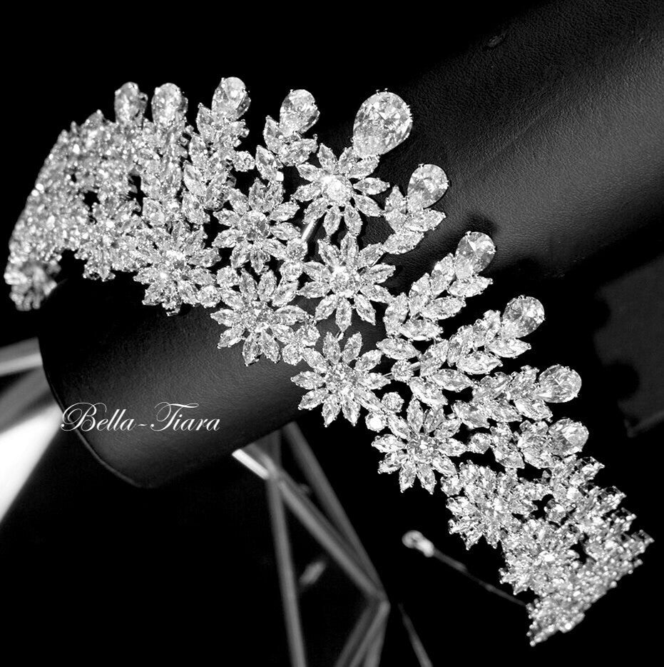 Karlise - Exquisite Swarovski crystal  tiara