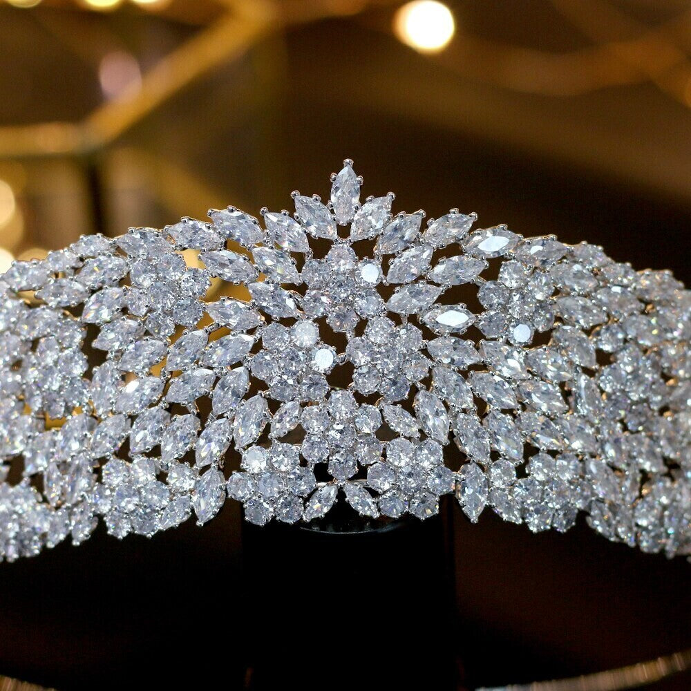 Kristina - Swarovski Quinceanera or wedding tiara