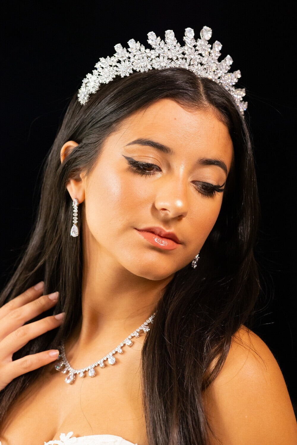 Karlise - Exquisite Crystal wedding tiara