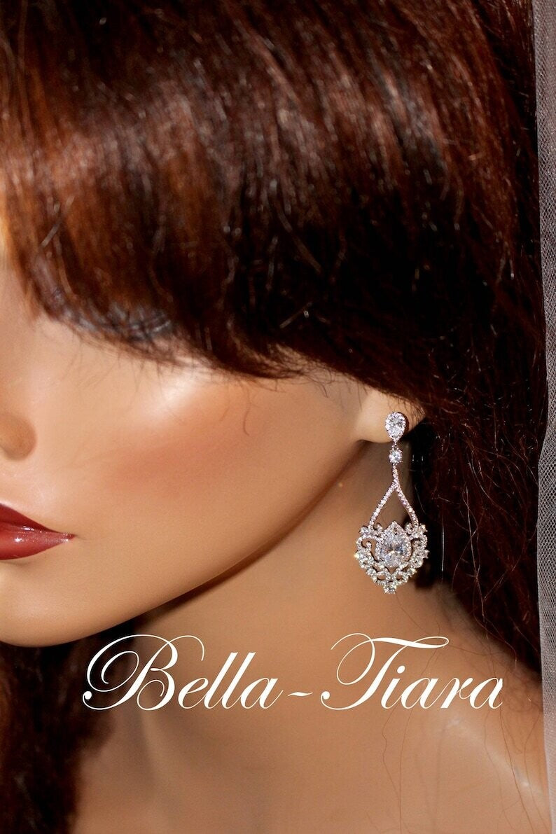 Lissette -  Beautiful bridal earrings