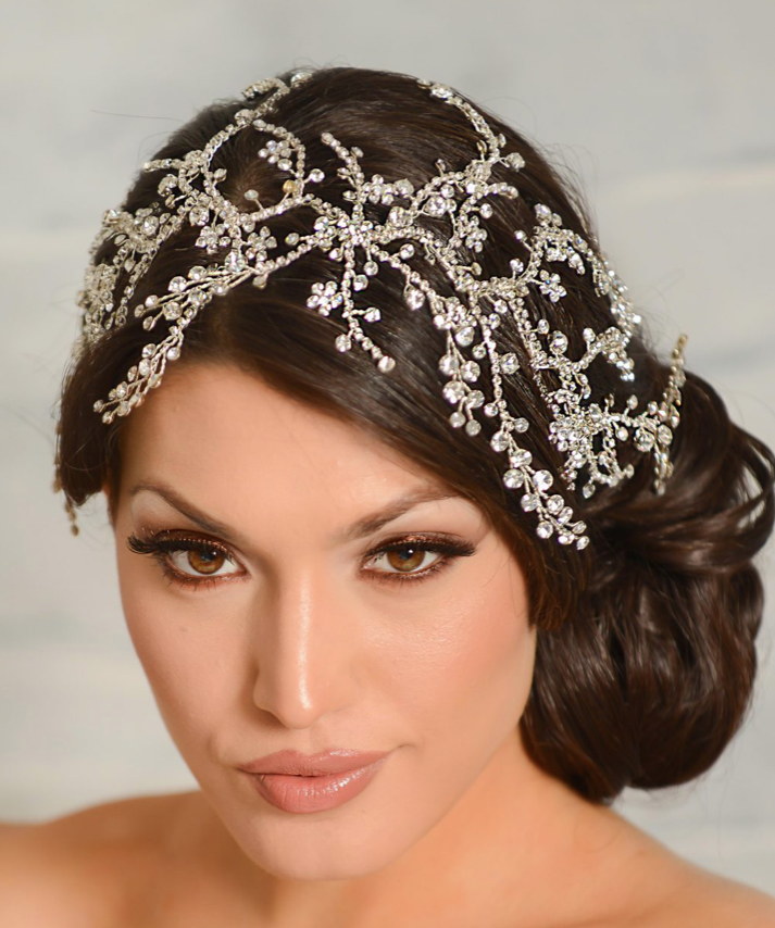 Kitera - Exquisite Swarovski wedding headpiece