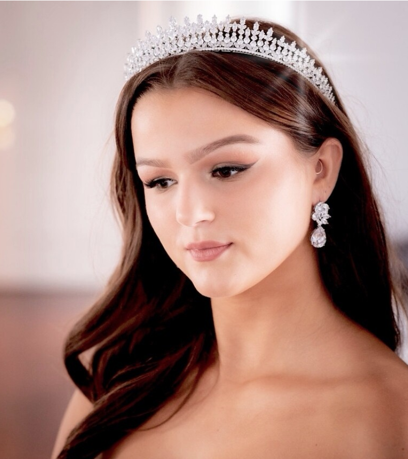 Marie - Elegant Beauty Crystal wedding Tiara