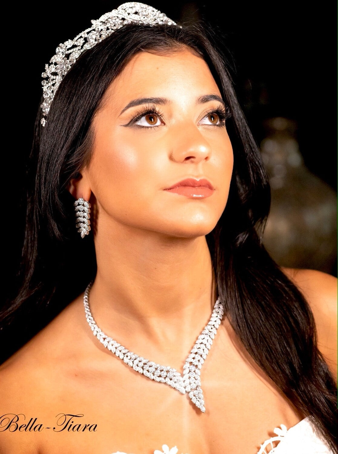 Maricela - Vintage wedding Crystal Tiara