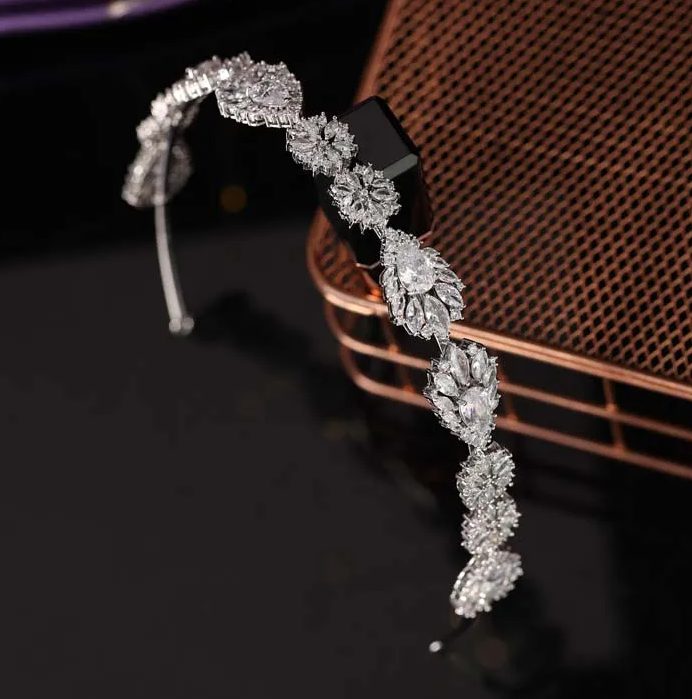 Serena - Couture crystal wedding headband