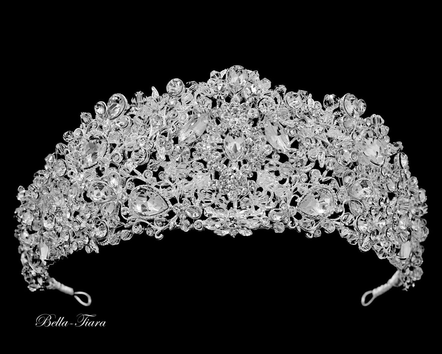 Avery - Captivating wedding Crystal Tiara