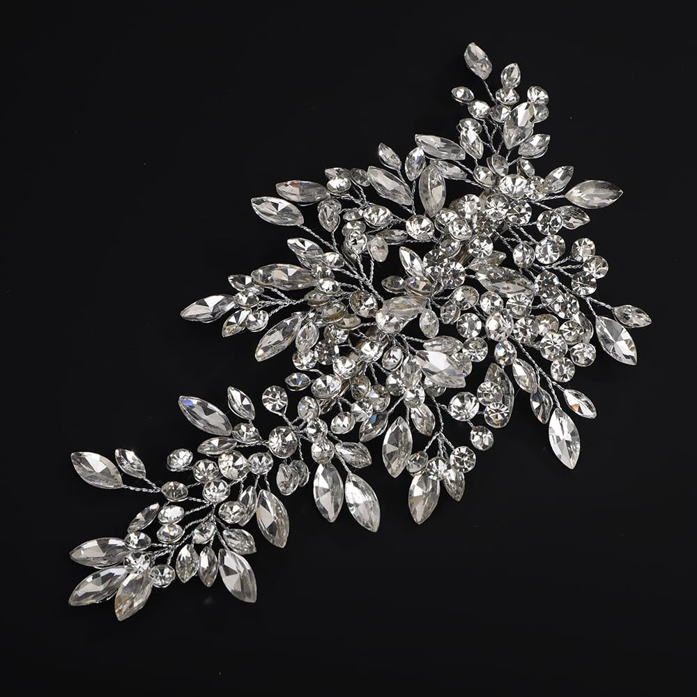 River - Dazzling Crystal wedding hairpiece