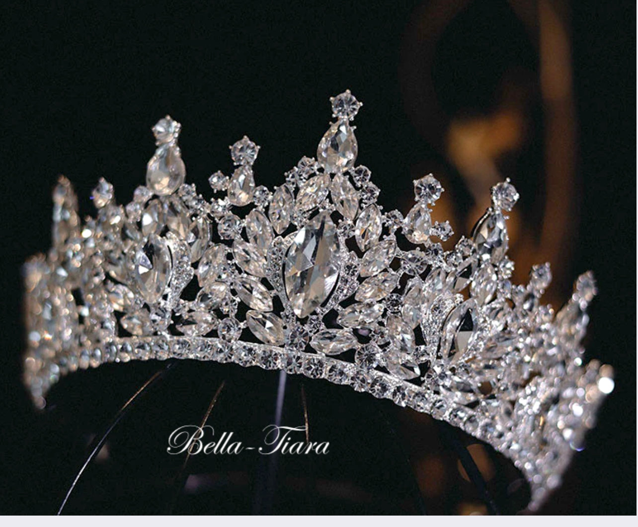 Sera - Statement Dazzling Crystal Tiara