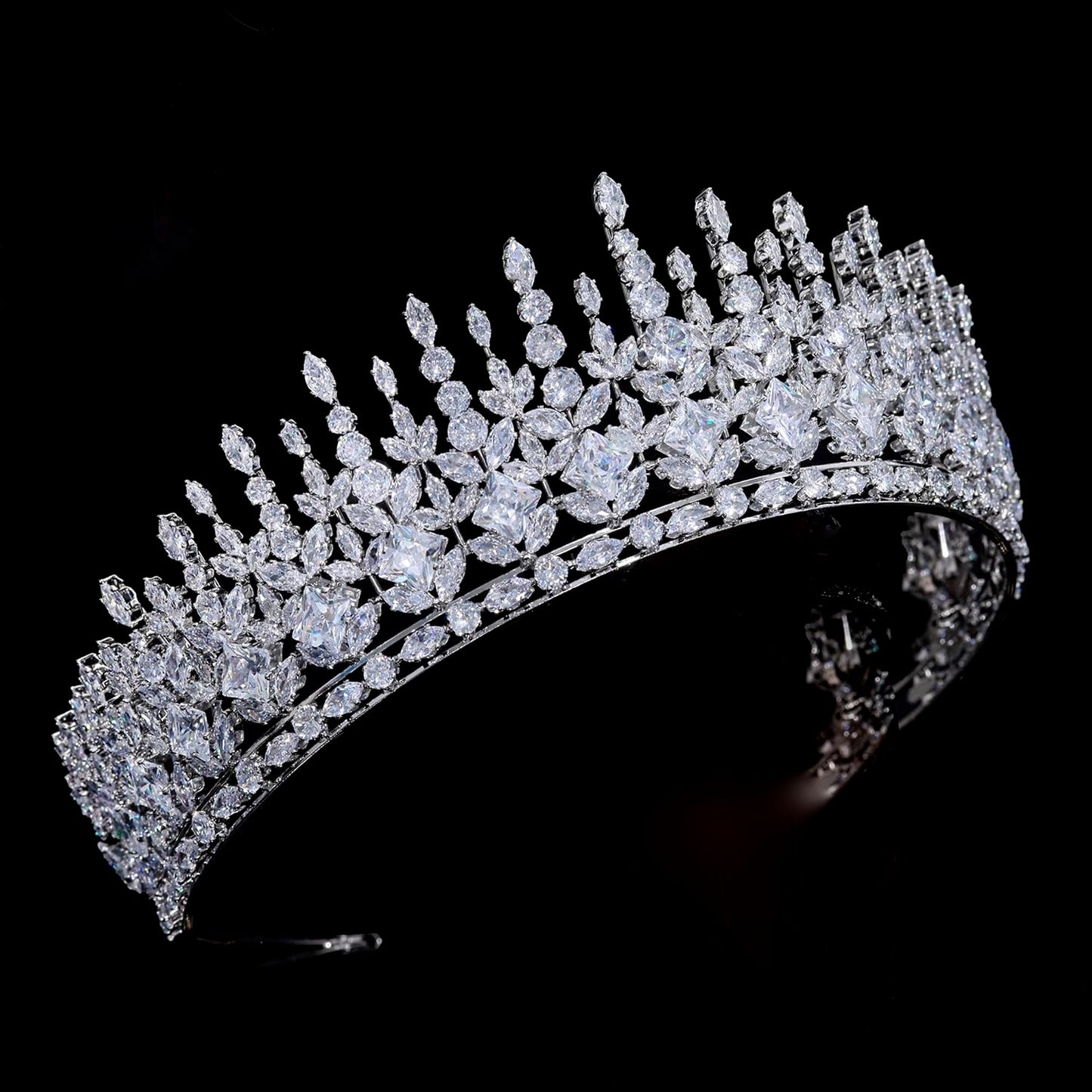 Salina -  Exquisite Crystal wedding tiara