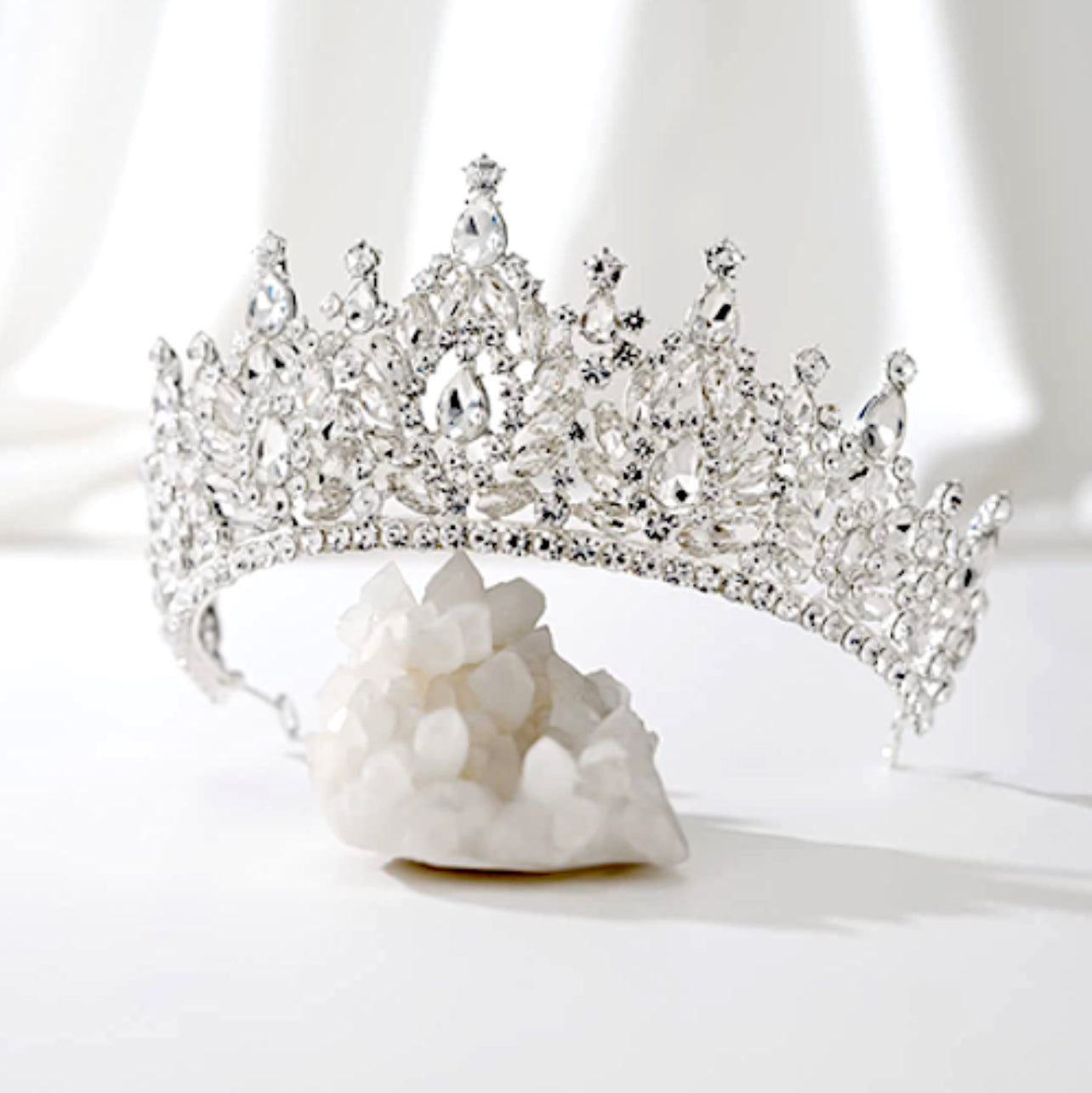 Sera - Statement Dazzling Crystal Tiara