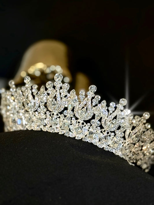 Trina - Couture Swarovski Crystal Wedding Tiara