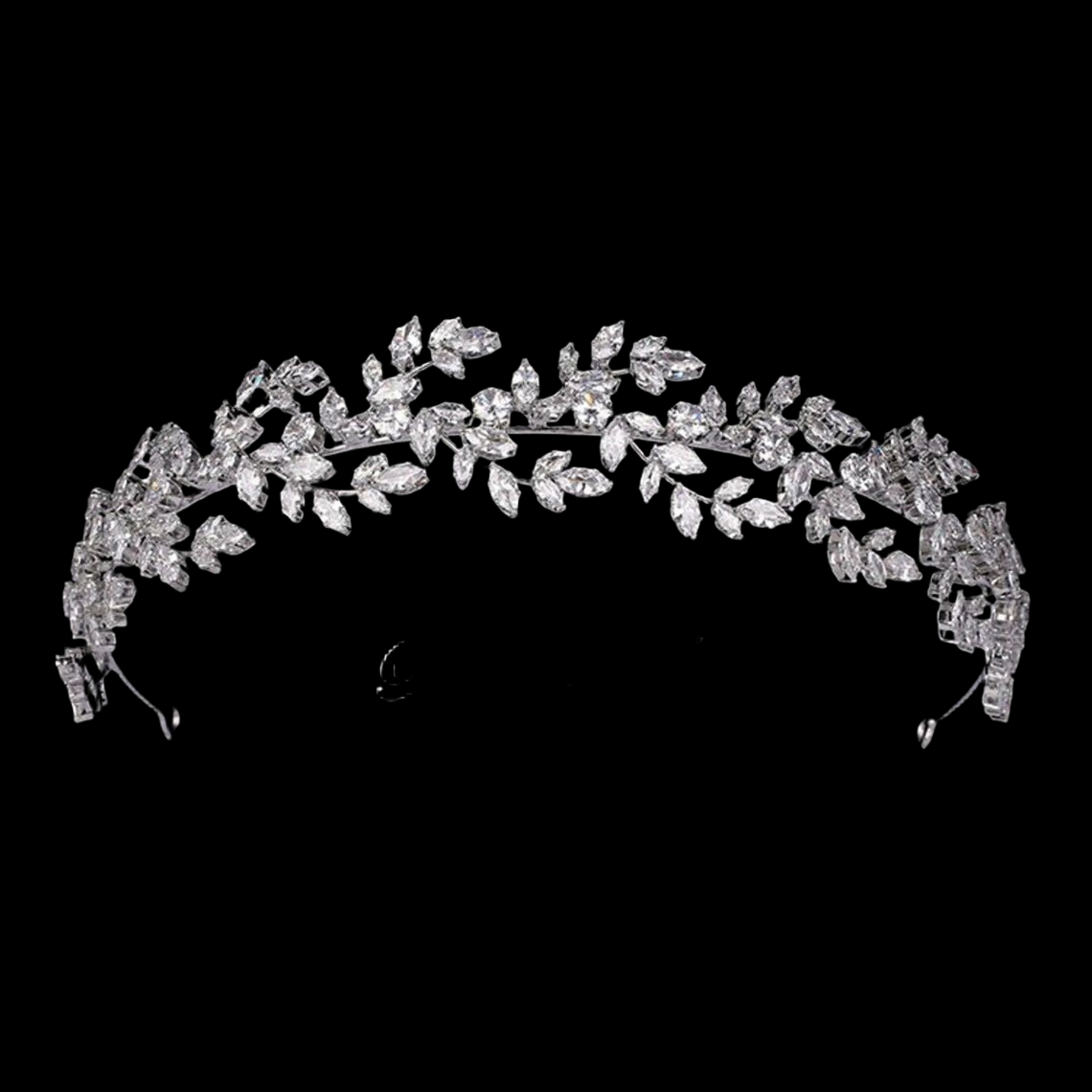 Arianna - Silver crystal headband