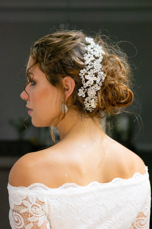 Crystal wedding hair accessory 