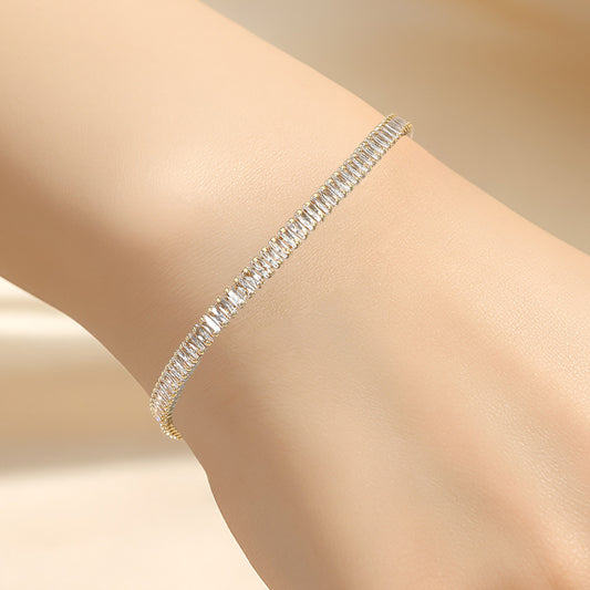 Esme - Swarovski crystal silver or gold bracelet