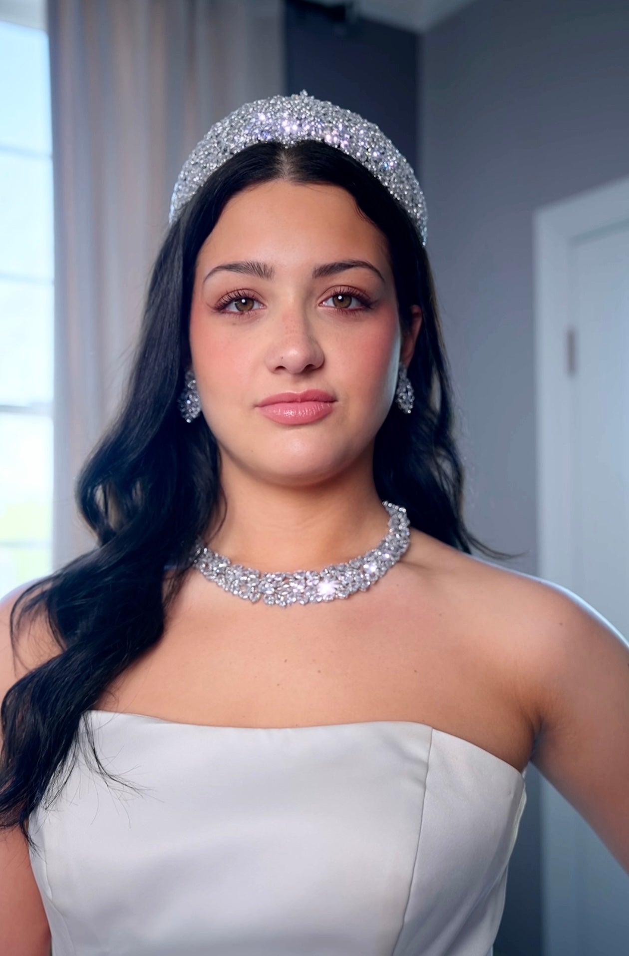 Kristina - Swarovski Quinceanera or wedding tiara