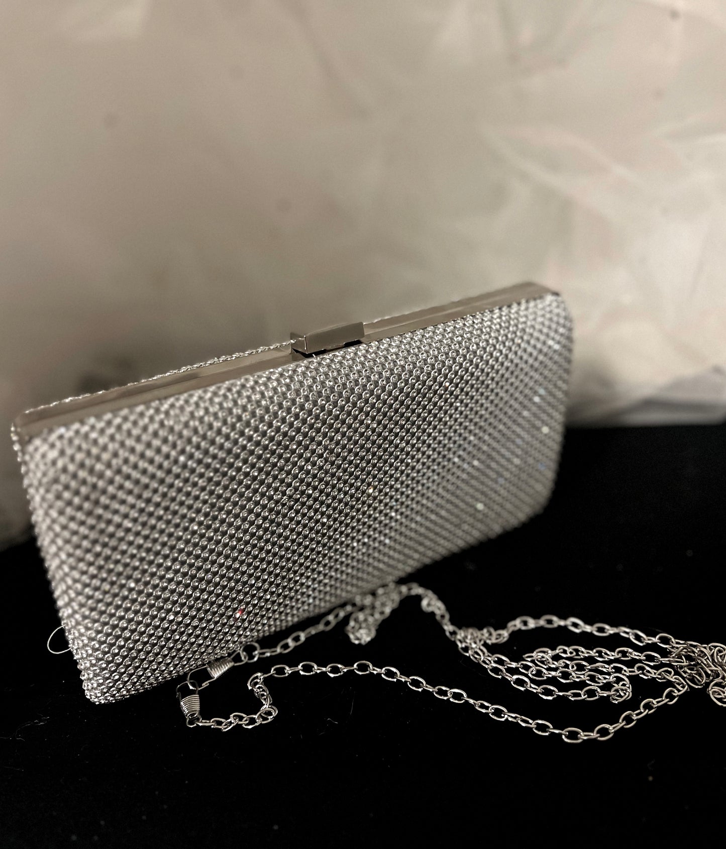 Domonique -  Full Rhinestone crystal clutch purse