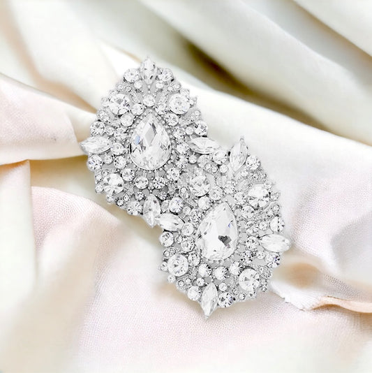 Aria, Exquisite royal inspired bridal crystal earrings