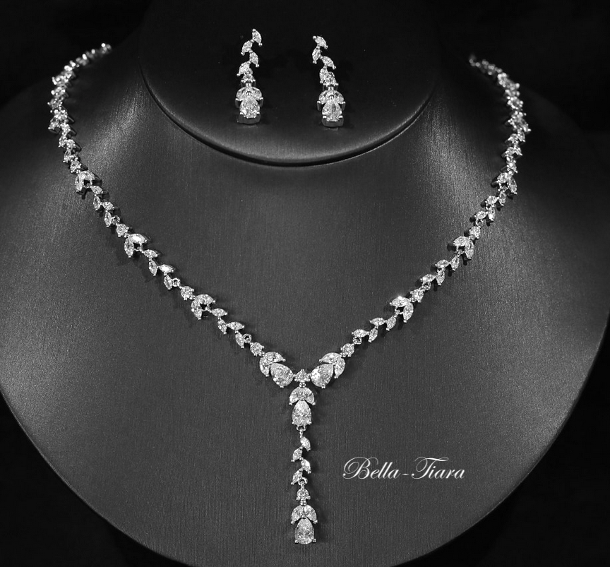 elegant drop necklace prom