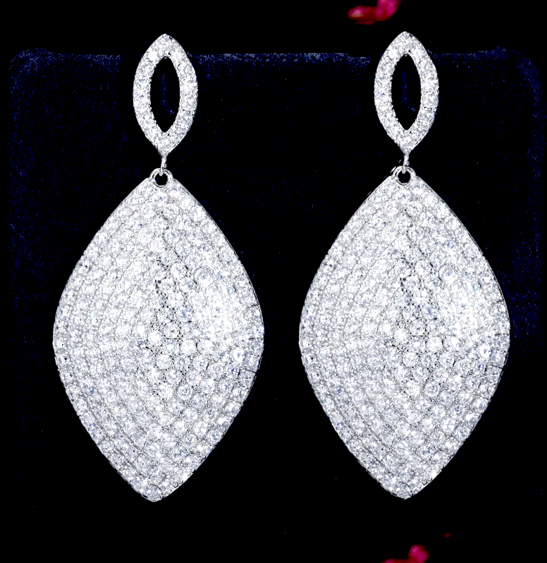 Elia, Stunning Swarovski Crystal Drop Earrings