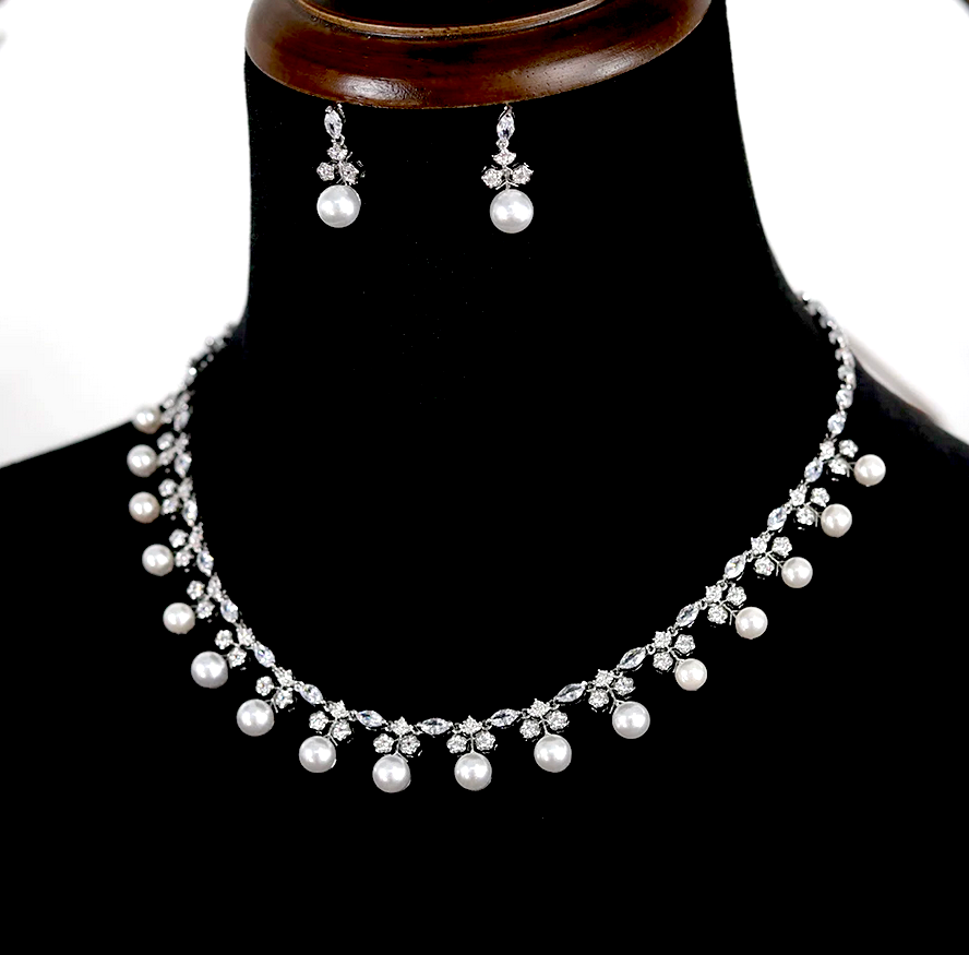 pearl necklace set