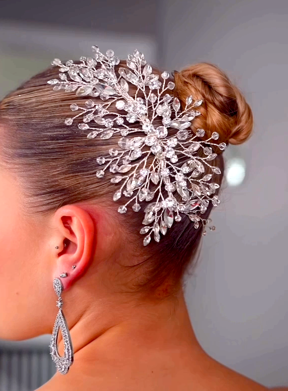 Perfection - Stunning Swarovski crystal wedding hair comb