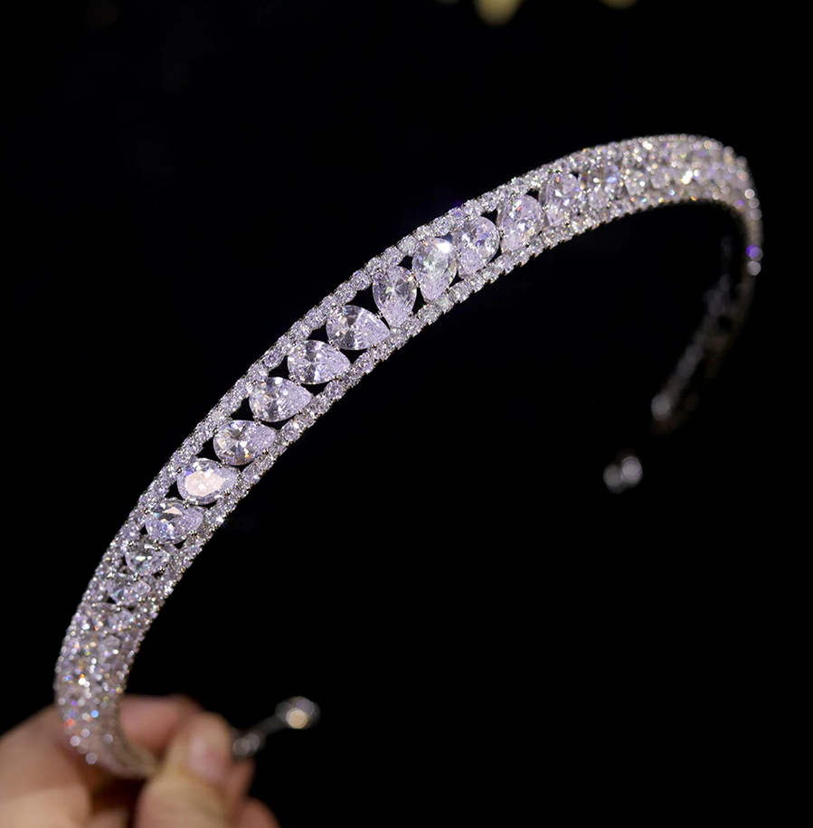 Swarovski Crystal wedding headpiece headband