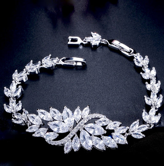 Vanessa - Swarovski crystal bridal bracelet