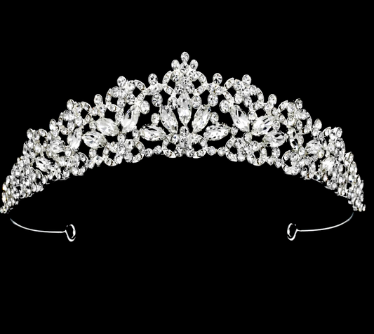 Destinie - Beautiful Italian Swarovski crystal communion Tiara