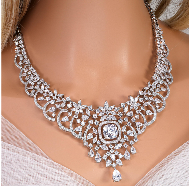 bridal necklace set