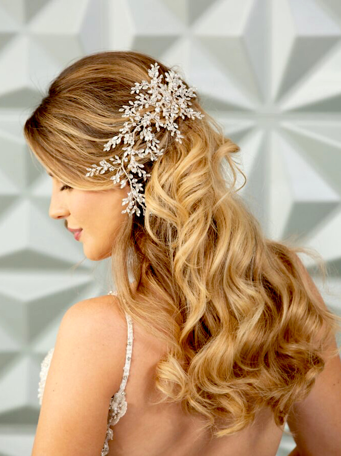 Aliana - Swarovski crystal bridal hair vine