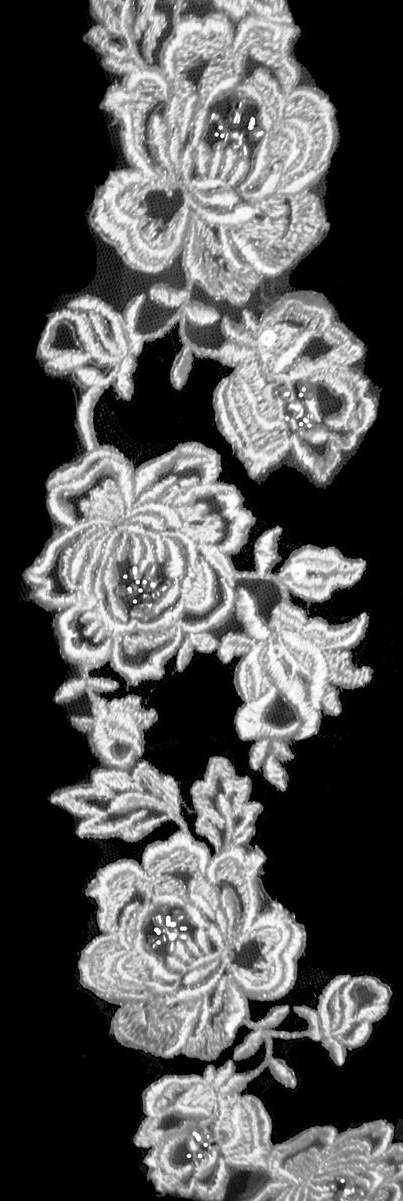 Elizabeth - Graceful French lace cathedral veil