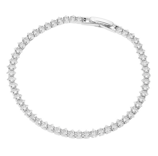 Malia - Swarovski crystal tennis bracelet
