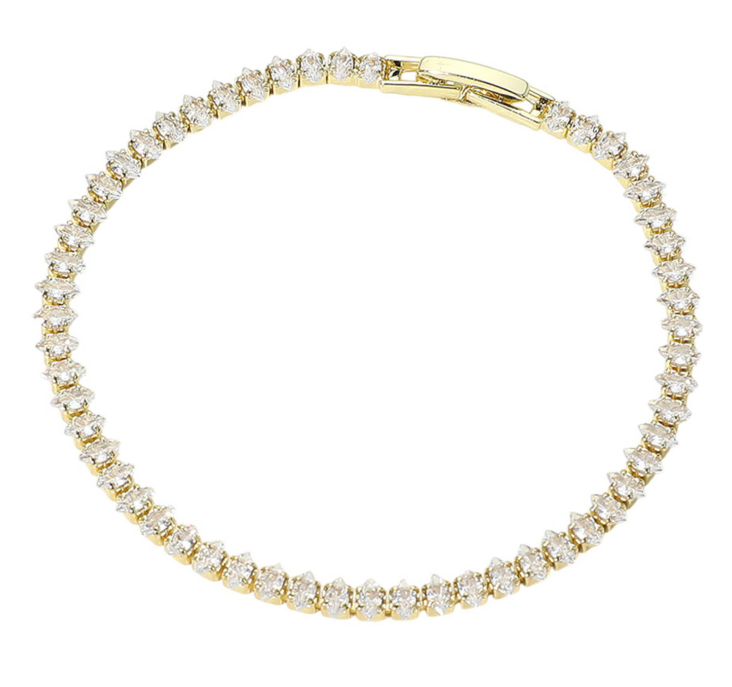 Malia - Swarovski crystal tennis bracelet