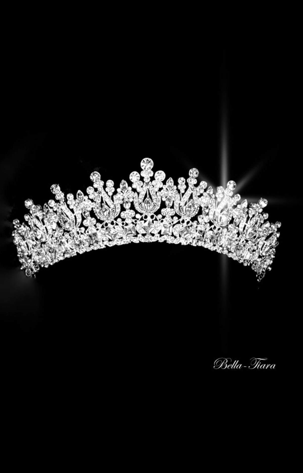 Swarovski crystal wedding tiara