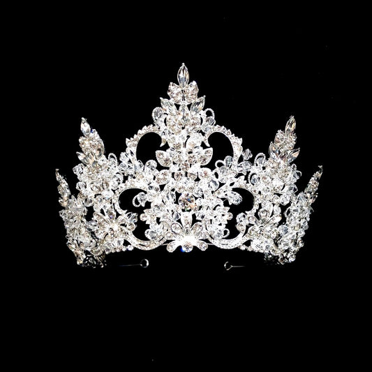 Queen Antoniette - Swarovski Crystal wedding tiara Crown