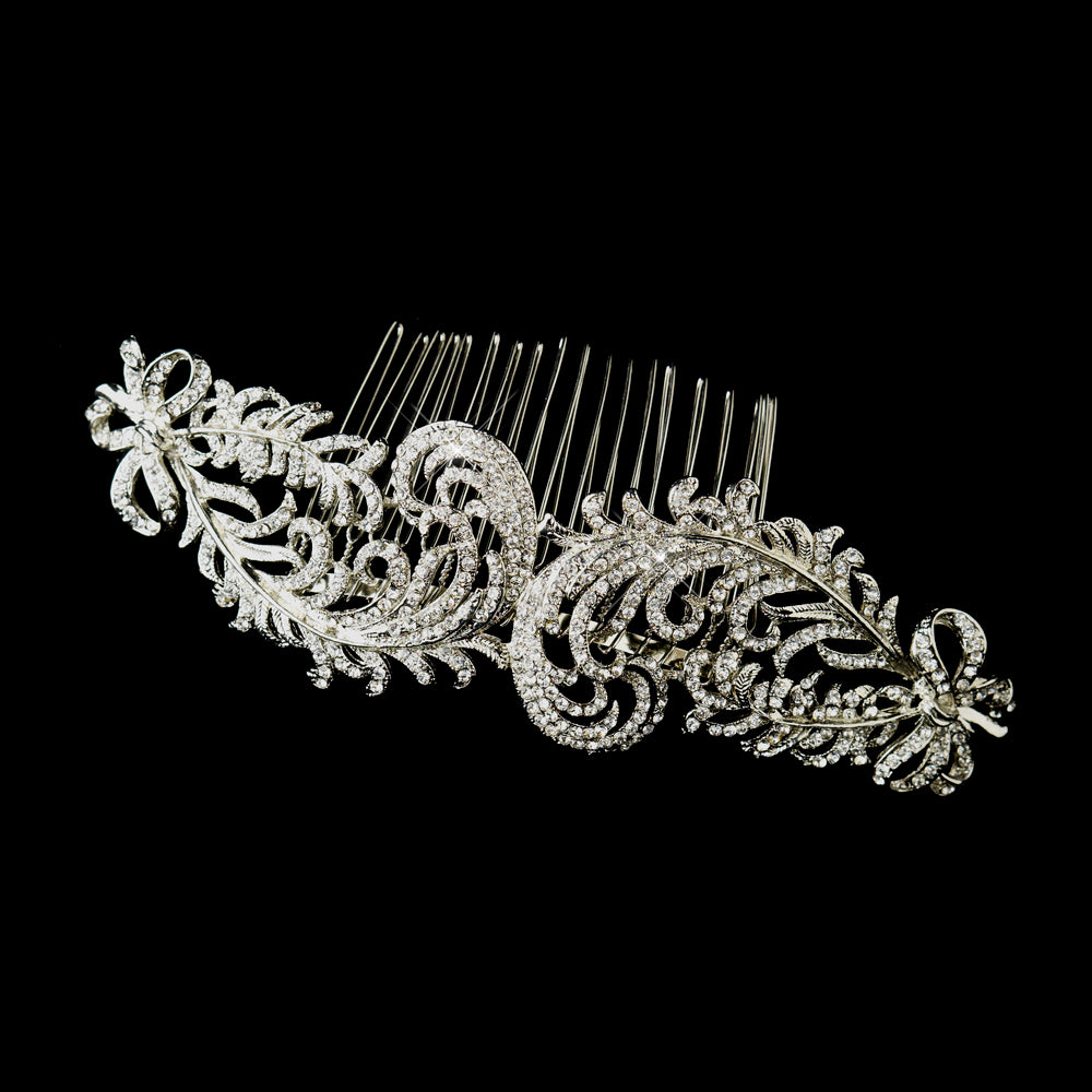 Daniella - Swarovski crystal wedding comb