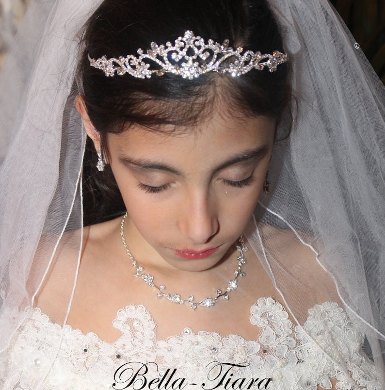 Sofia -  Beautiful rhinestone communion tiara