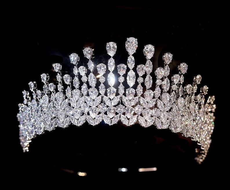 Marlena - RADIANT Crystal Wedding Tiara