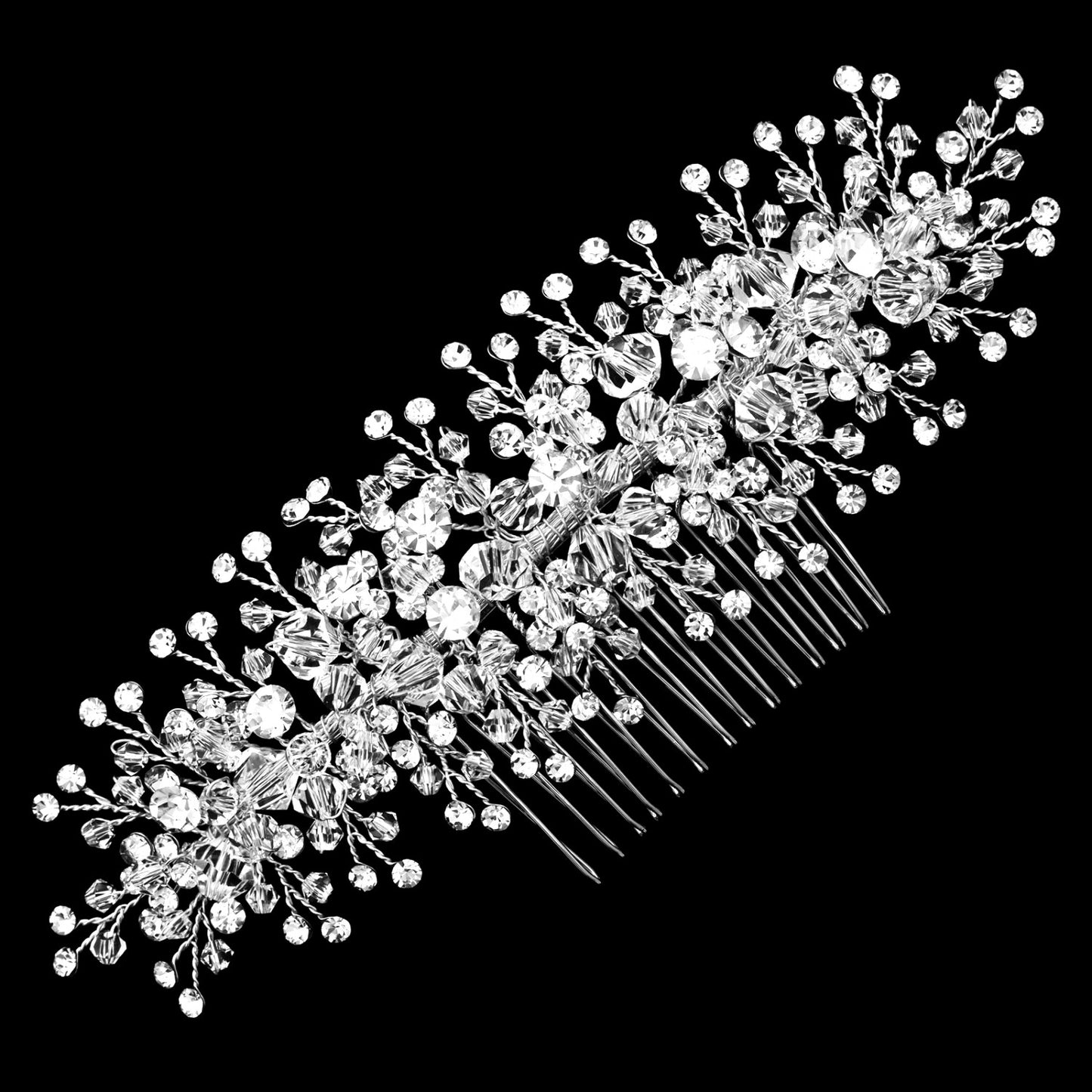 Timeless - Swarovski crystal wedding bridal hair comb