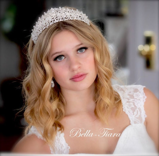 Melinda - Elegant Crystal Bridal Tiara