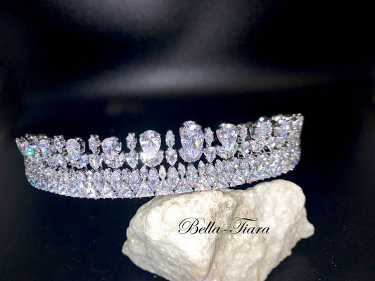 Monique - Swarovski Princess Crystal wedding Tiara