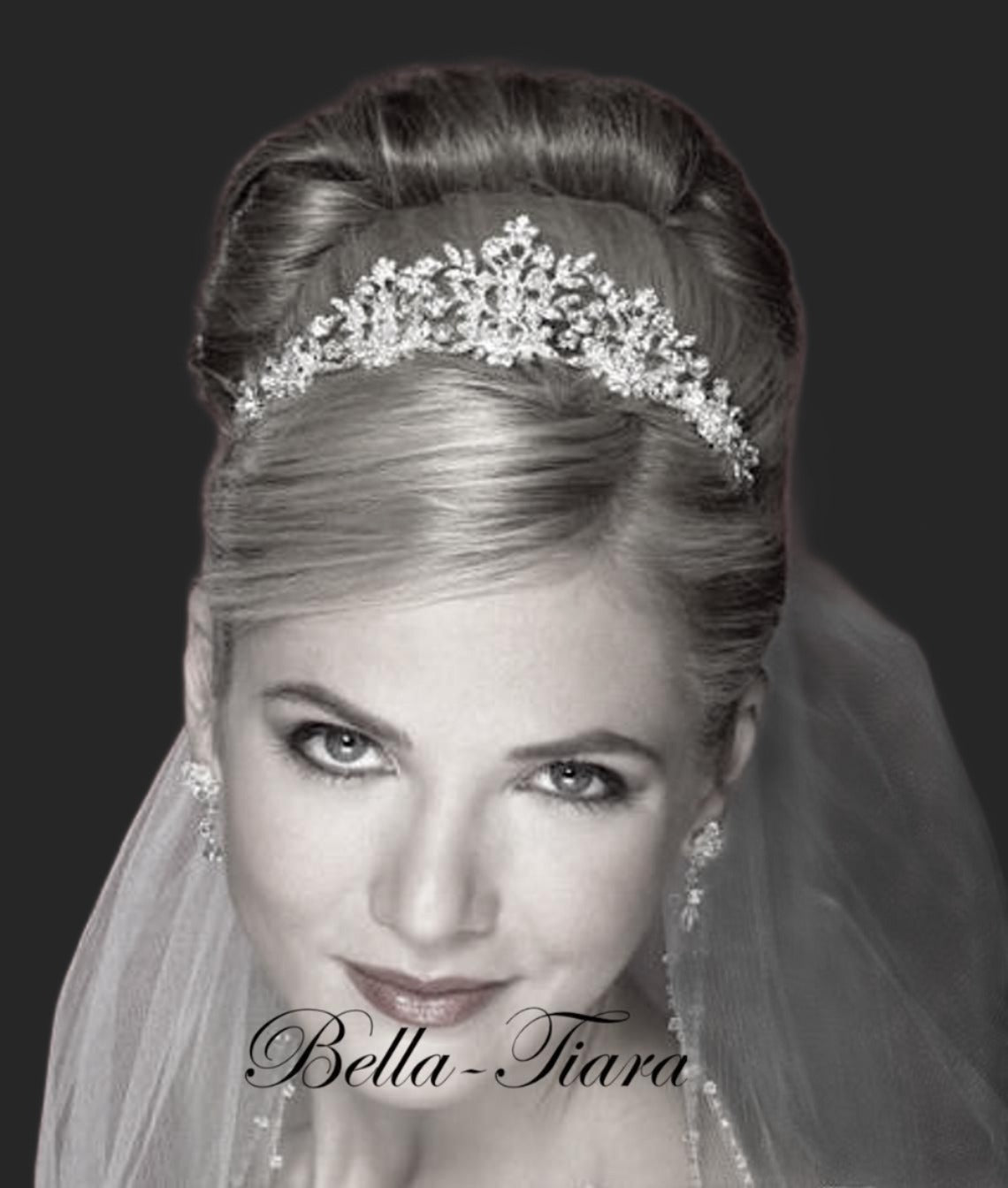 Juliana - Romantic Crystal Wedding Tiara