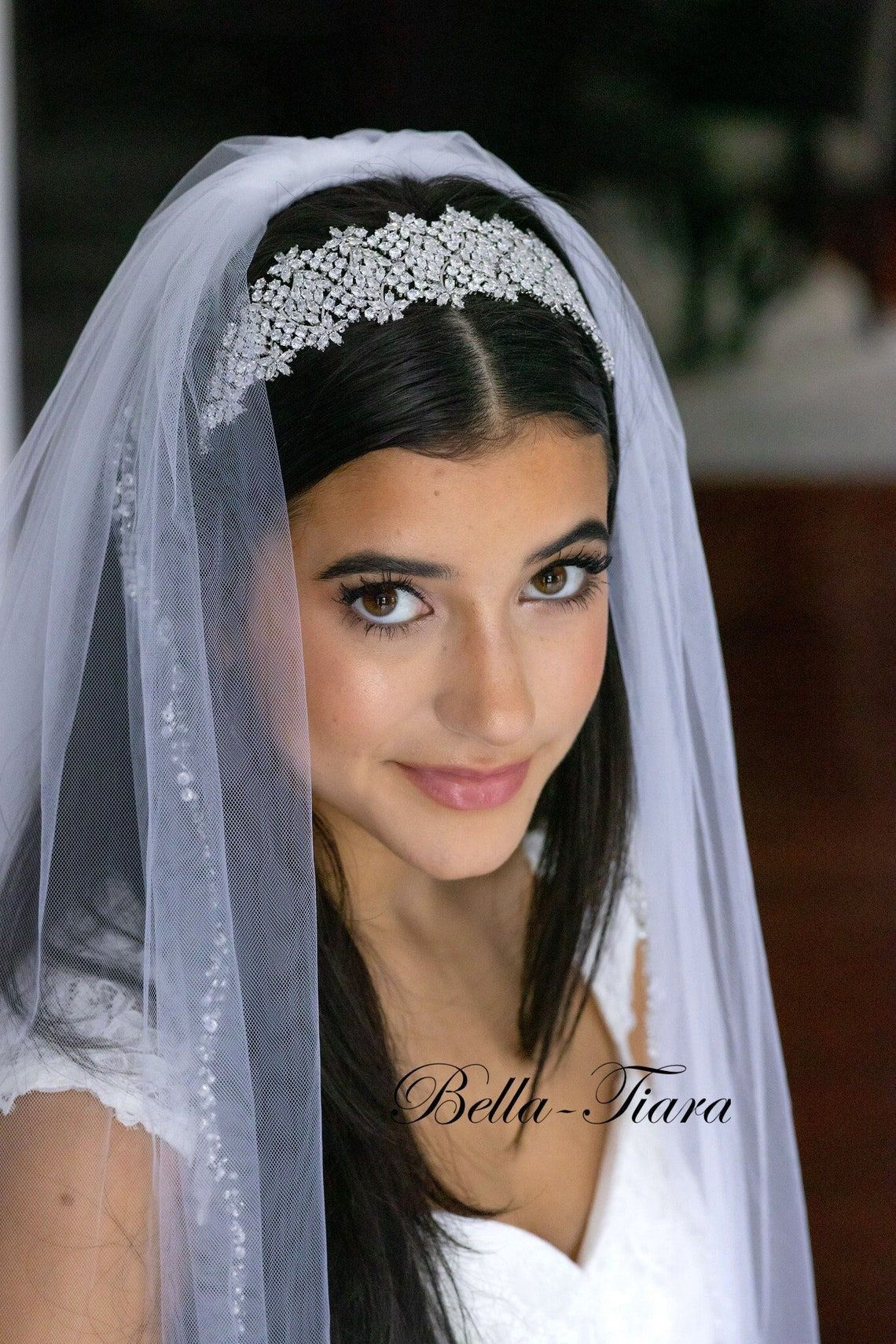 Karla Dazzling crystal wedding headband tiara