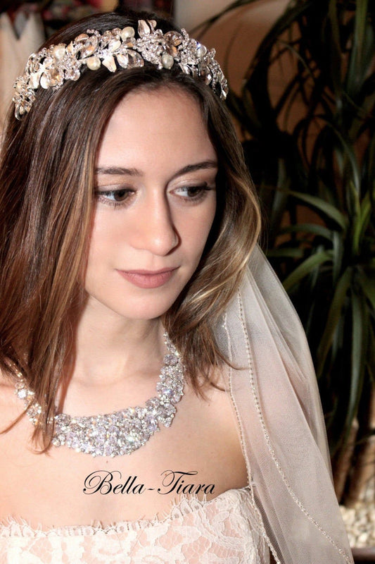 Rosanna - Swarovski crystal wedding headband