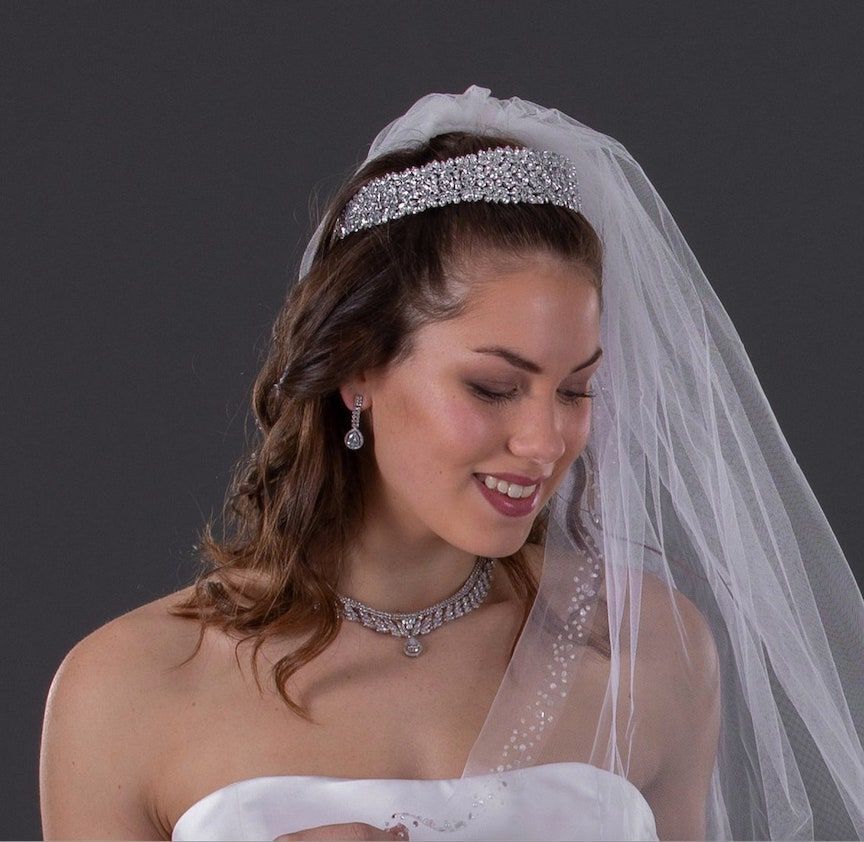 Maura - Swarovski Crystal wedding headband