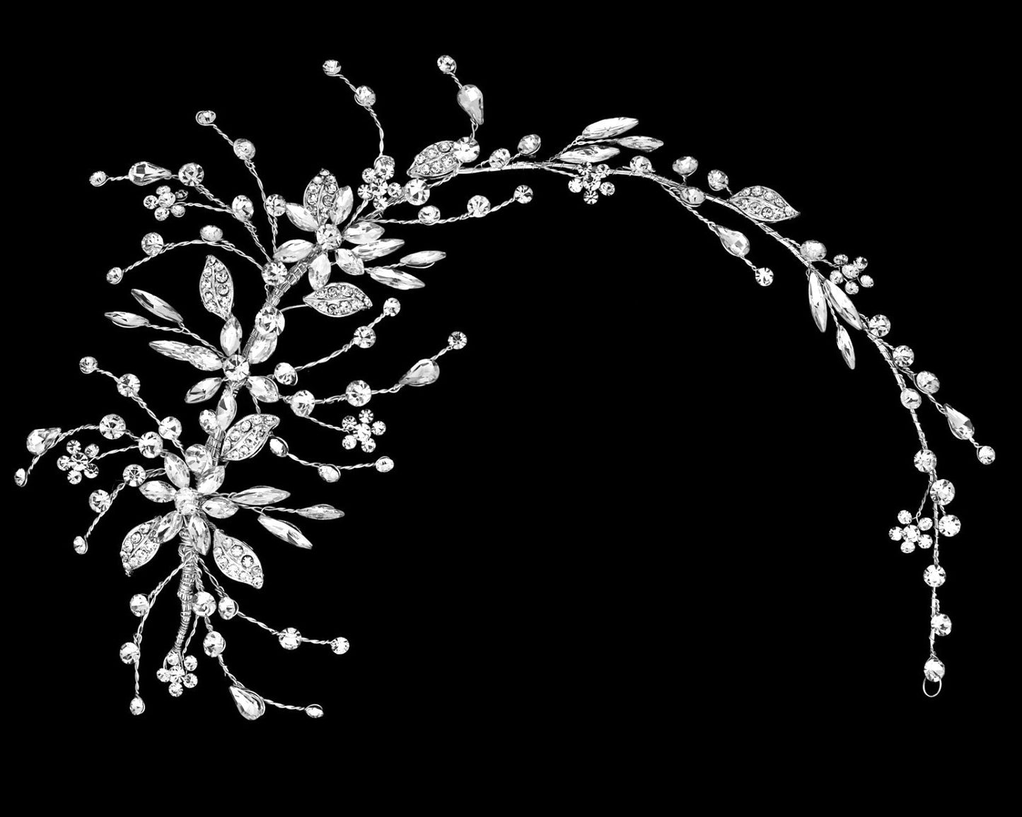 Melissa- Swarovski Crystal wedding headpiece