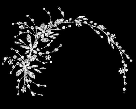 Melissa- Swarovski Crystal wedding headpiece