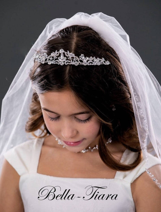 Cristina- Beautiful rhinestone communion tiara