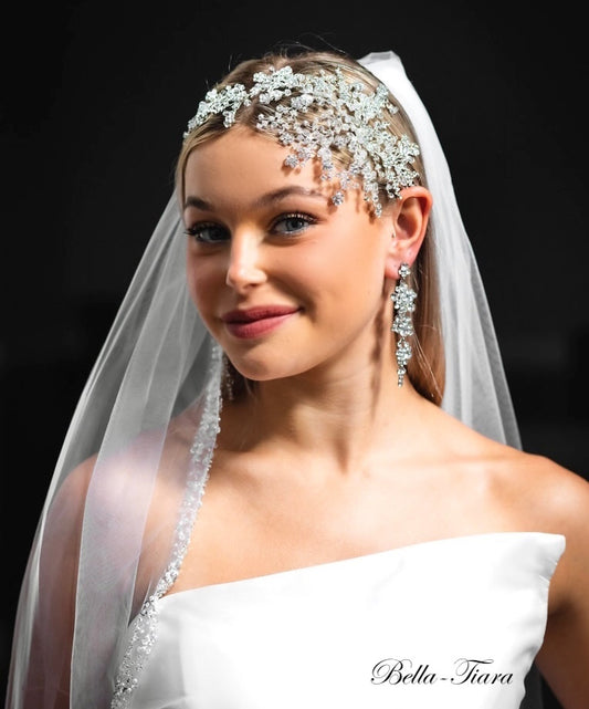 Viviana - Statement crystal bridal headpiece