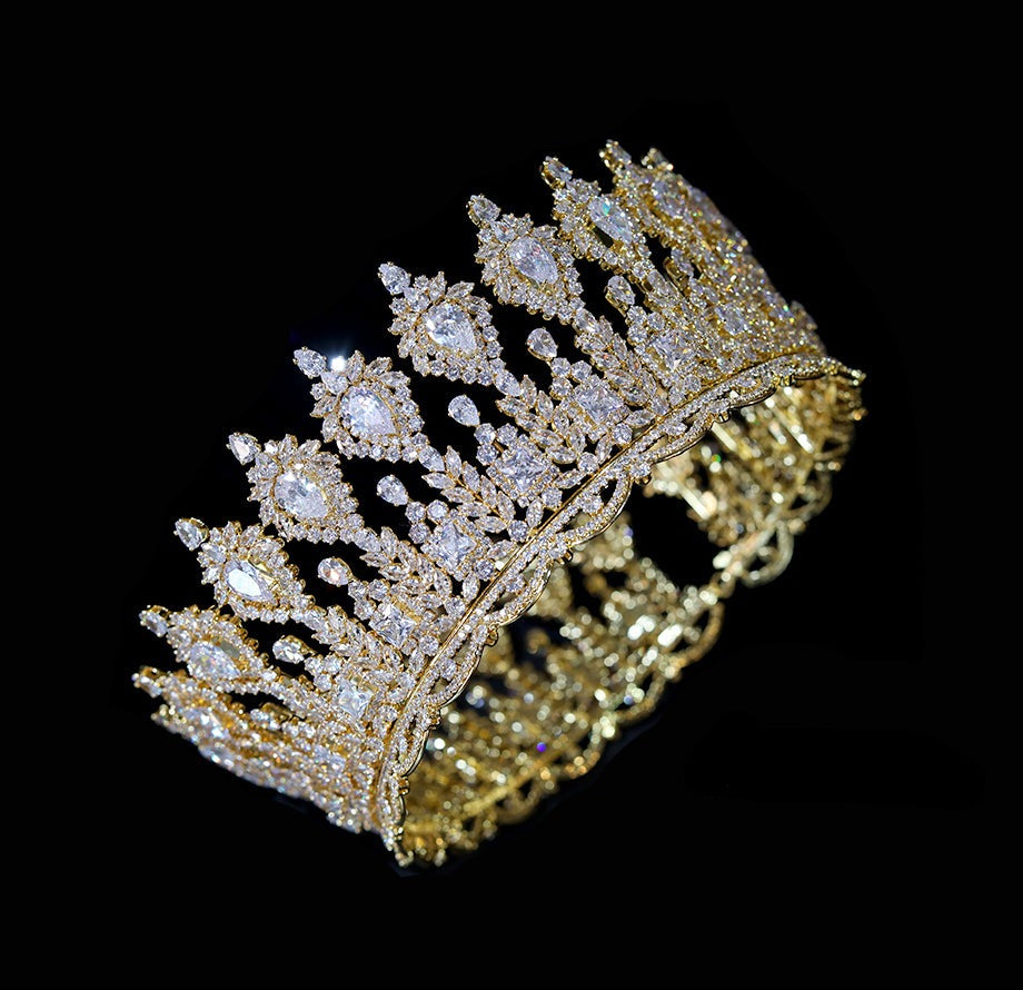 Large crystal tiara