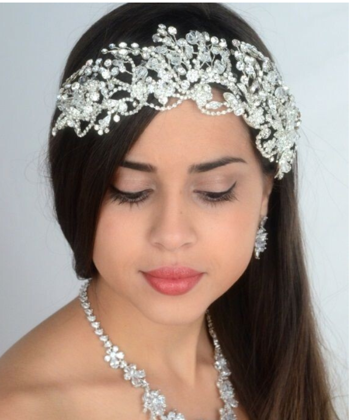 Emery - Swarovski Wedding Headpiece